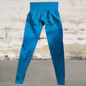 Heathered Blue Women's Leggings Size Medium